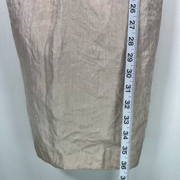 NWT ALEXIA ADMOR NEW YORK USA Made 🇺🇸 Champagne Bow Halter Neck Mini Dress S - Picture 8 of 16